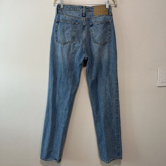 Rag & Bone Alex High-Rise Straight Jeans in Lucy Blue Size 27 - Picture 10 of 15
